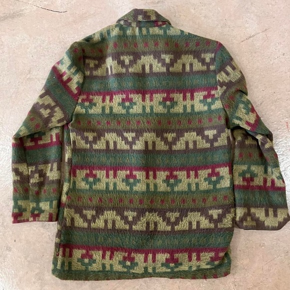 David Wayne‎ Patterned Aztec Pattern Blazer Coat - Picture 4 of 4